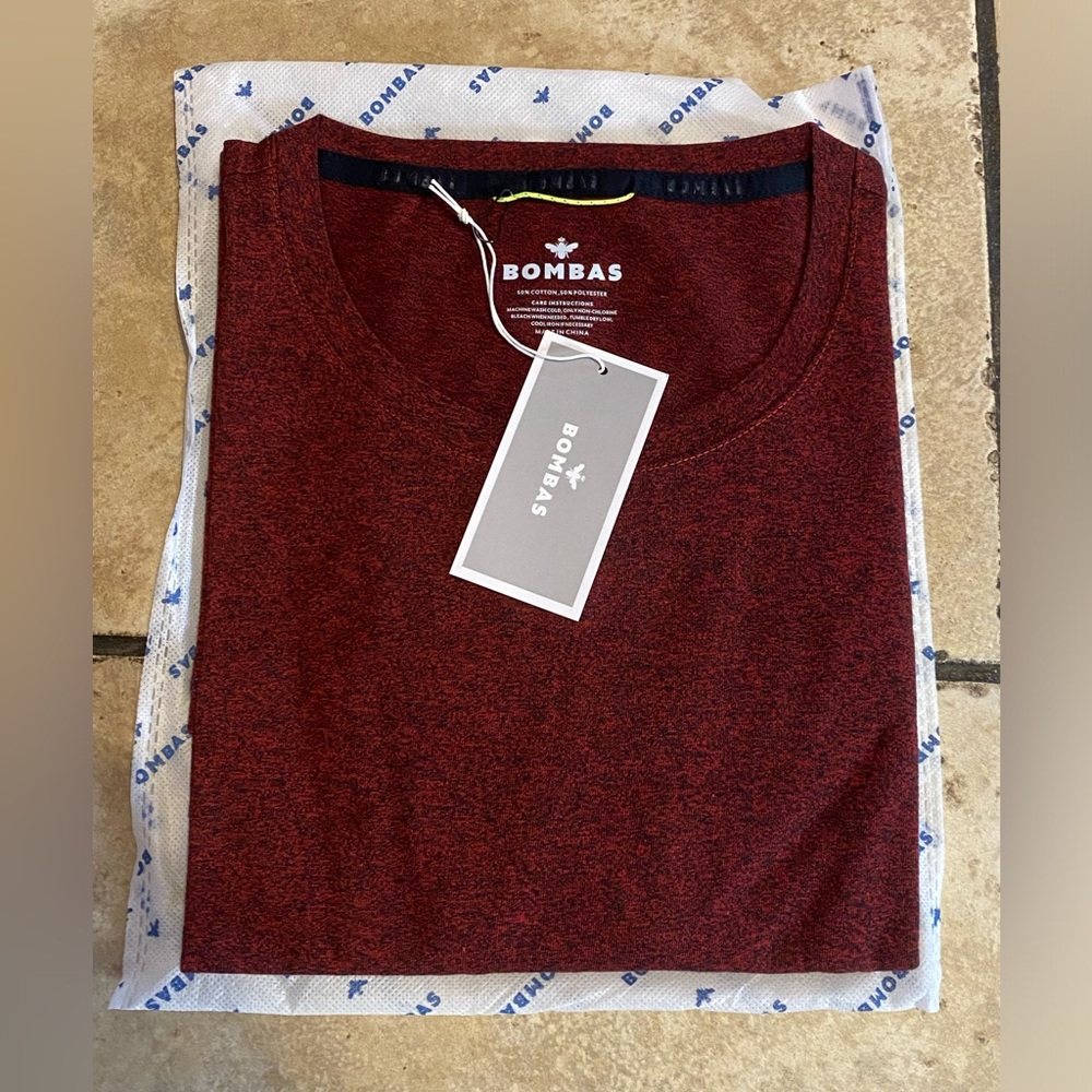 Bombas bee better tshirt red brand new men’s